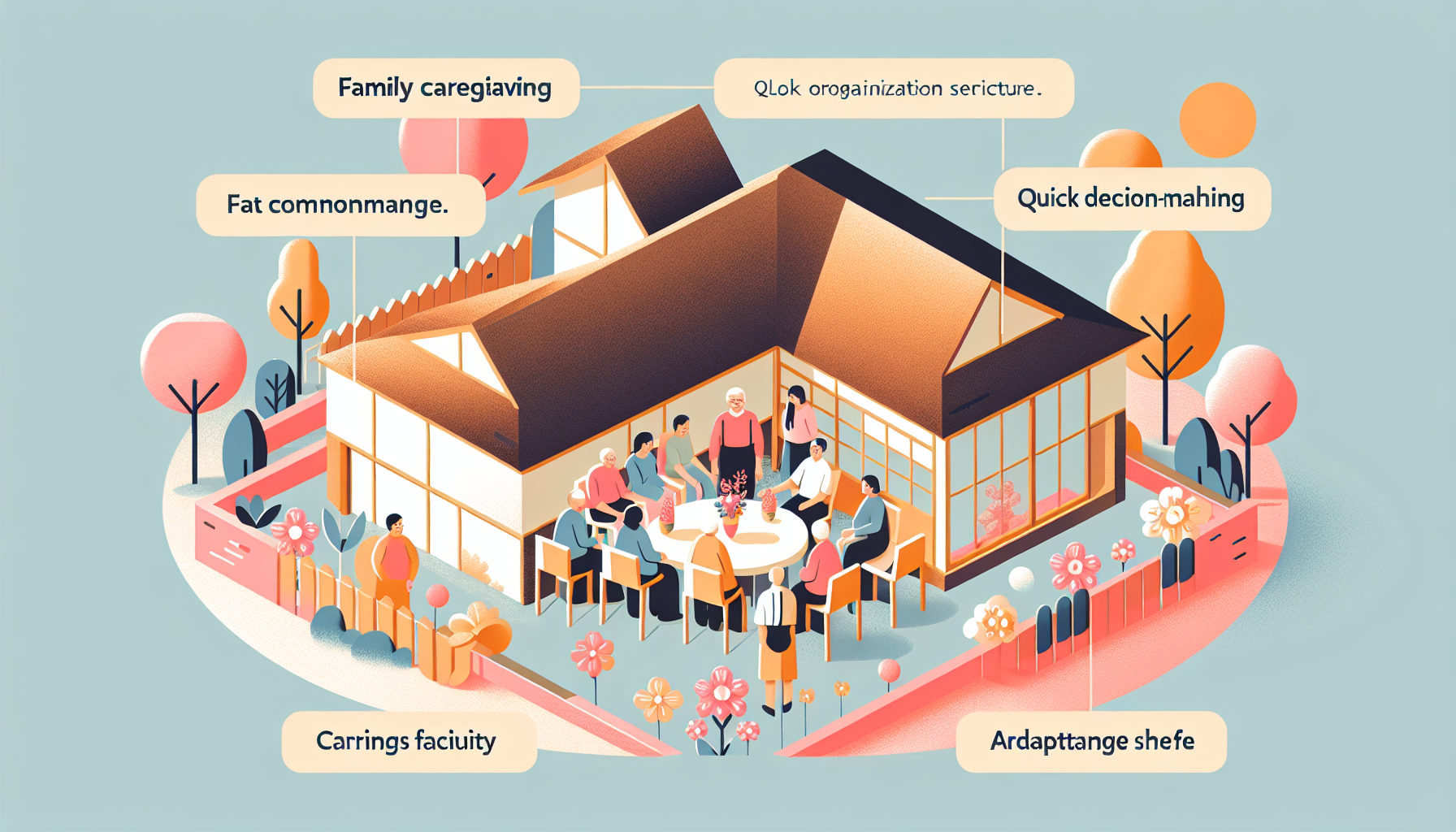 「家族経営の介護施設で働く5つのメリット：迅速な意思決定がもたらすやりがいと成長の機会」