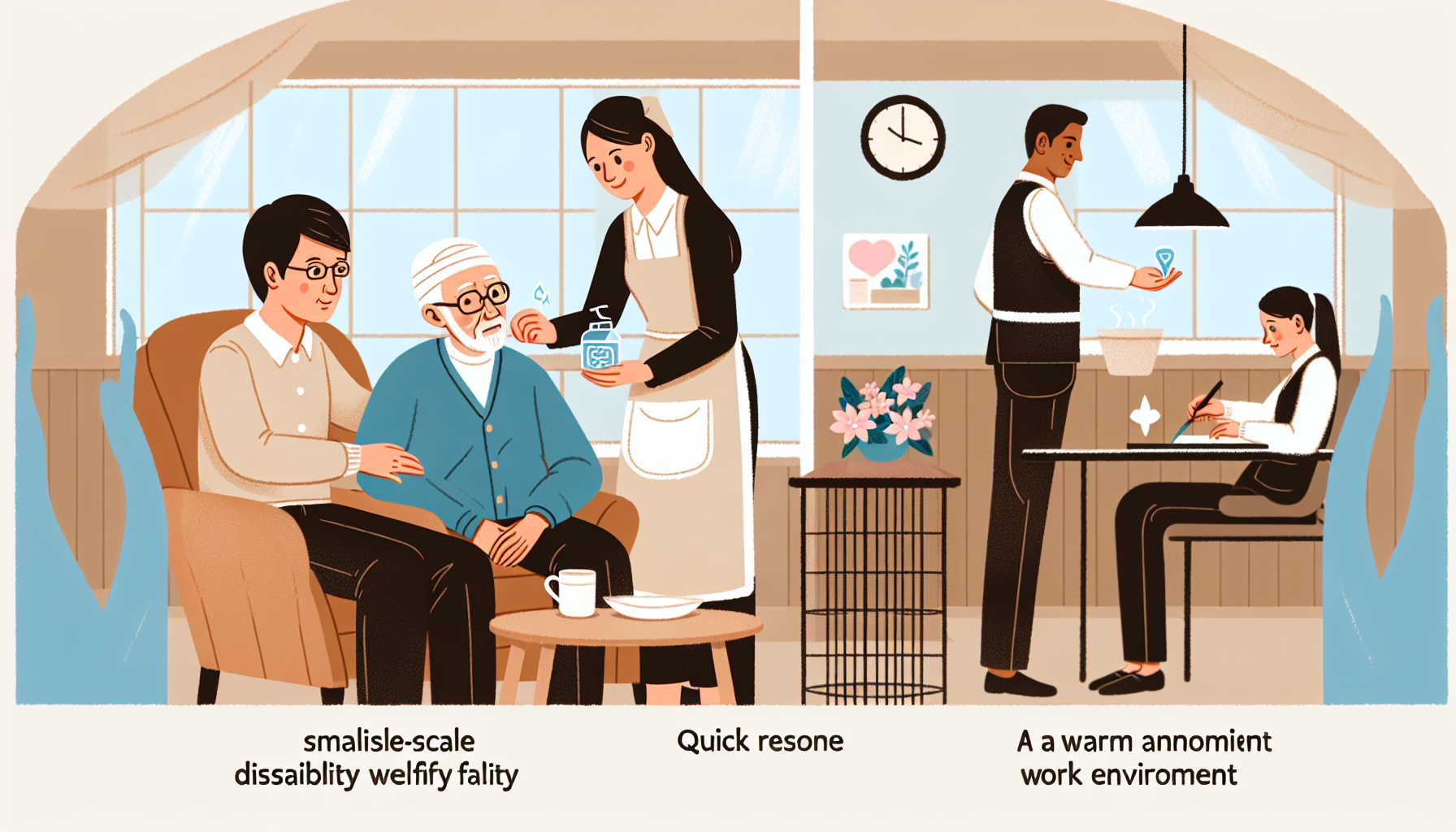 「小規模家族経営の障害福祉施設で実現する3つの強み：個別ケア、迅速対応、温かい職場環境」