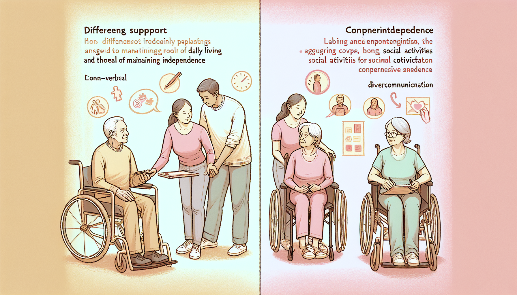 「高齢者支援VS障害介護：3つの重要な違いと求められるスキル」