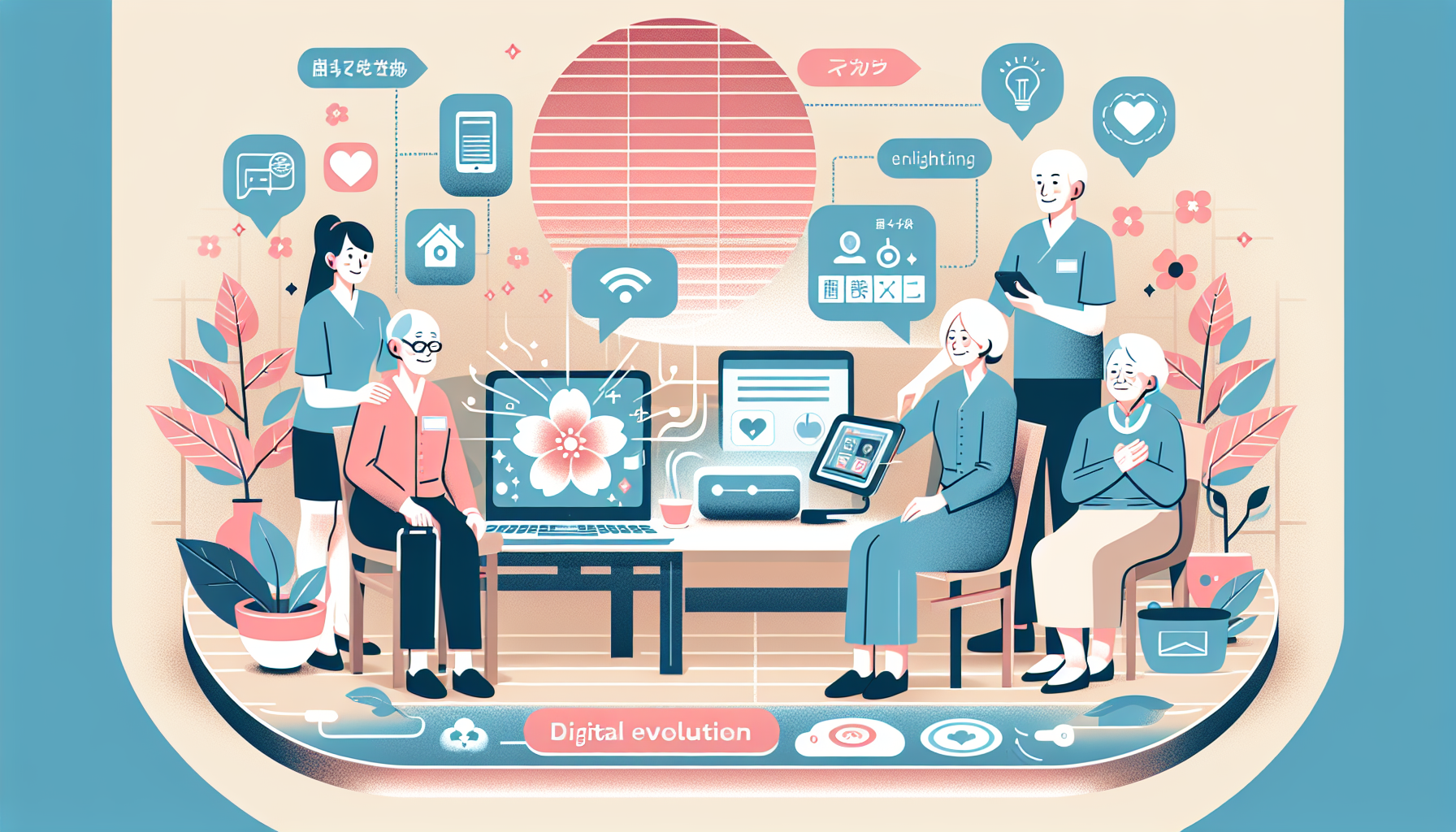 介護職の未来を切り拓く！IT・SNS活用スキルが身につく職場選びの秘訣