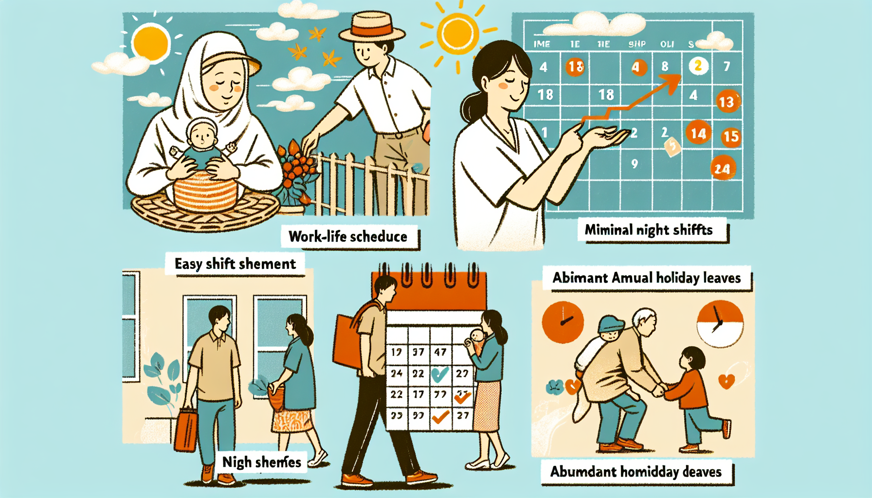家庭との両立がしやすい障害者施設のシフト特性｜固定勤務・夜勤なし・休日充実で実現する仕事と家庭の両立