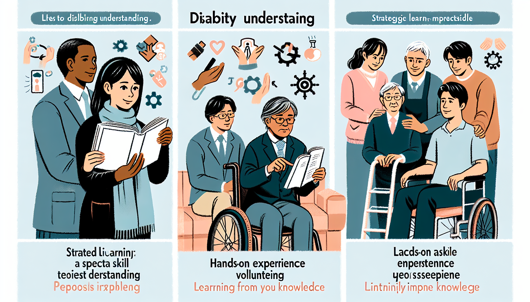 福祉求人で即戦力になる！障害特性を深く理解する専門的学びの3つのステップ